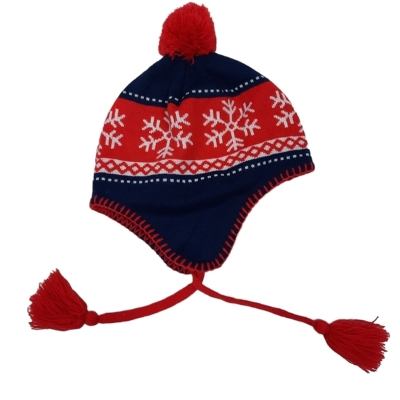 New England Patriots 47Brand Forty Seven Tassled Knit Beanie Hat Unisex One Size - Picture 6 of 9
